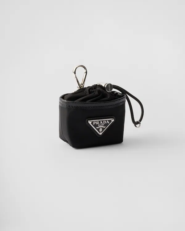 Re-Nylon-minipåse nyckelringssmycke