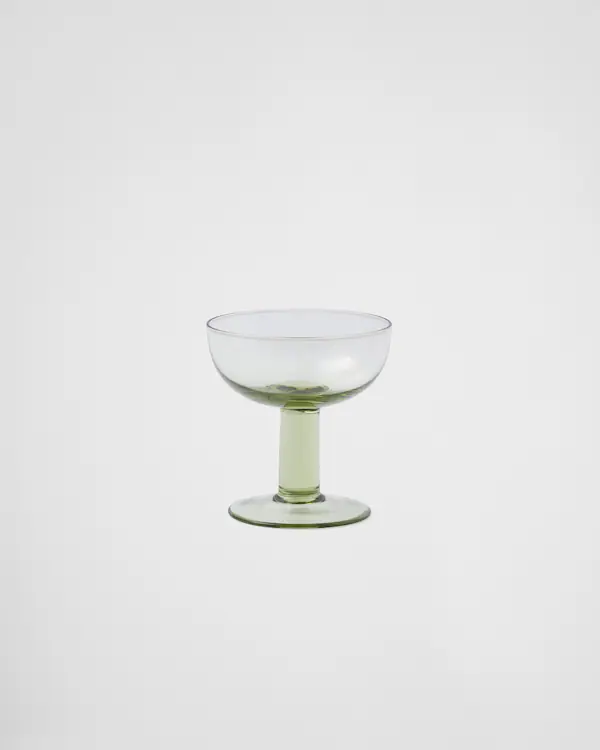 Set med två kristallchampagneglas - Plinth