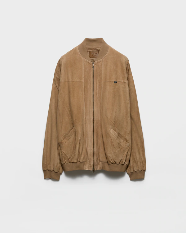 Suede bomberjacka