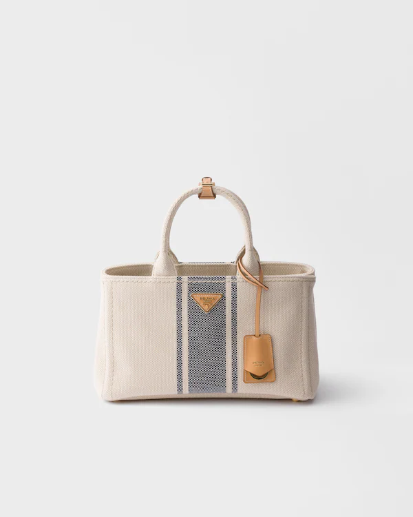 Prada Jardinière stor bomullstvållbagage