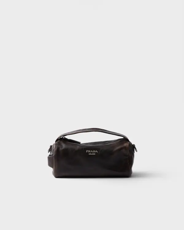 Skuldrabbag i nappa läder Skuldrabbag i nappa läder