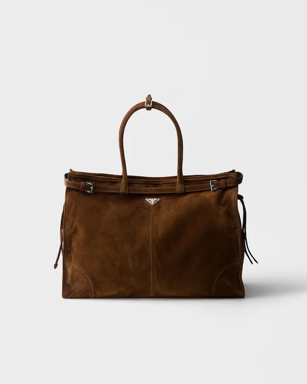 Prada Bonnie-suedes handväska