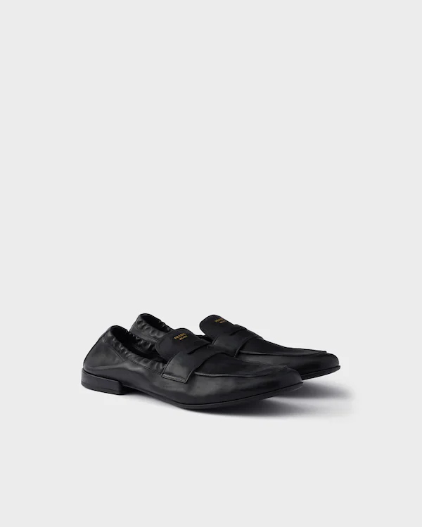 Shuffle antiquerade läderloafer
