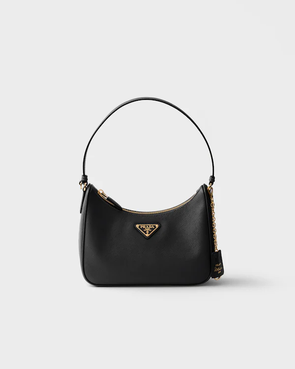 Prada Re-Edition 2005 Saffianläder minihandväska