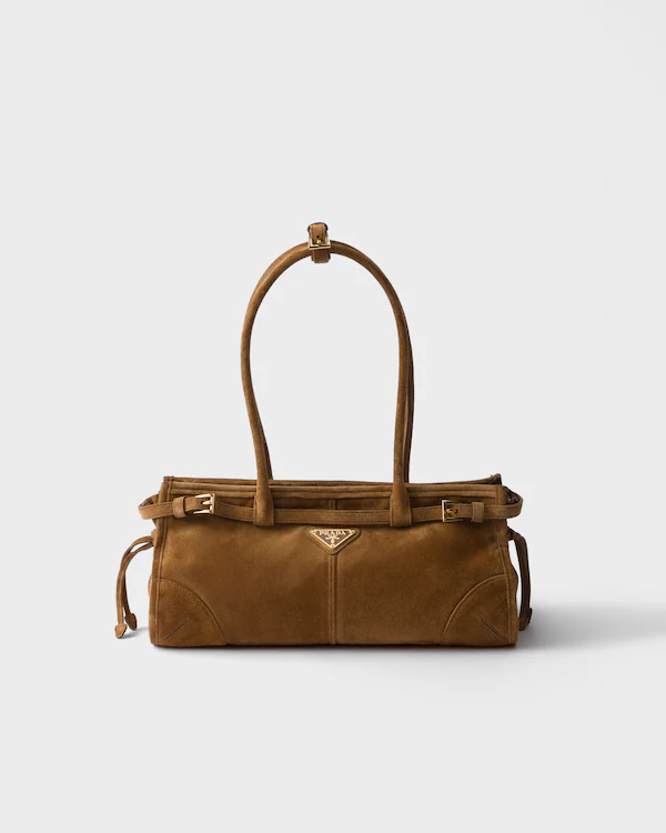 Prada Bonnie medium läderhandväska