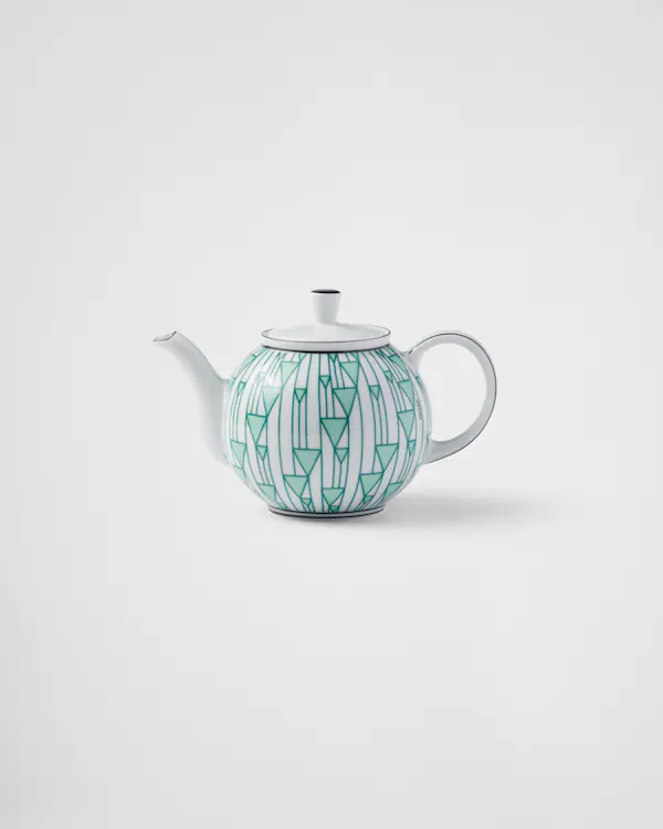 Porcelan teapott - Wien Grön