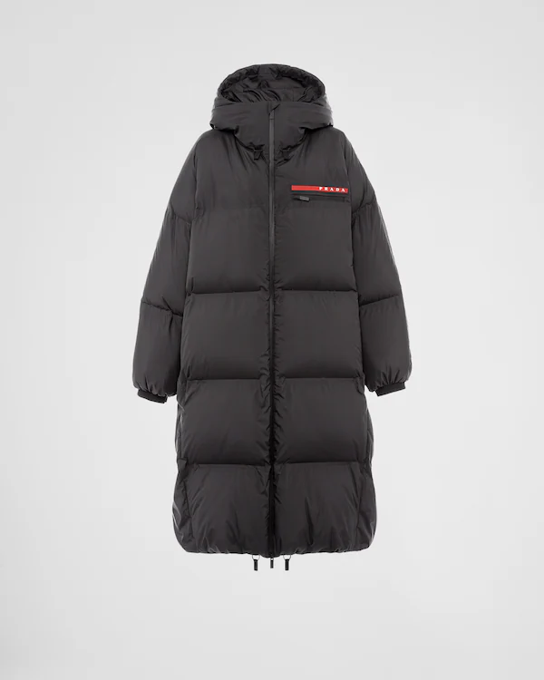 Överdimensionerad teknisk Re-Nylon-fyldjacka