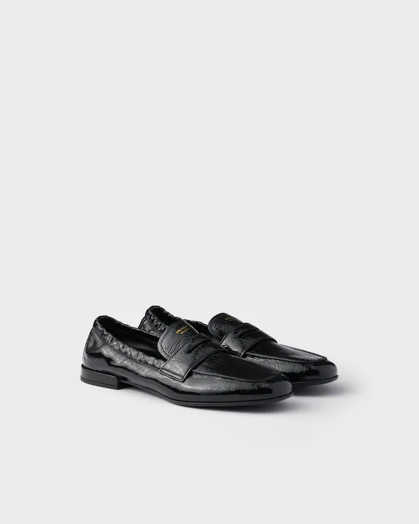 Shuffle patentläderloafer