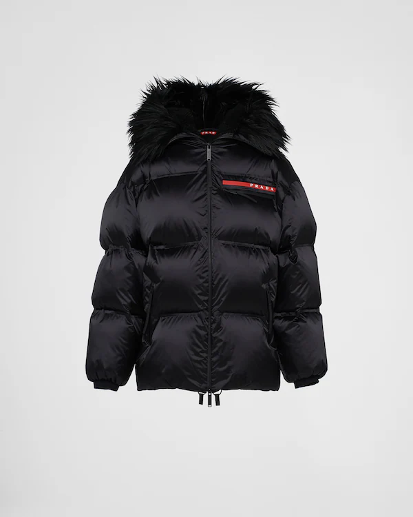 Teknisk re-nylon nedfjälljacka Teknisk re-nylon nedfjälljacka
