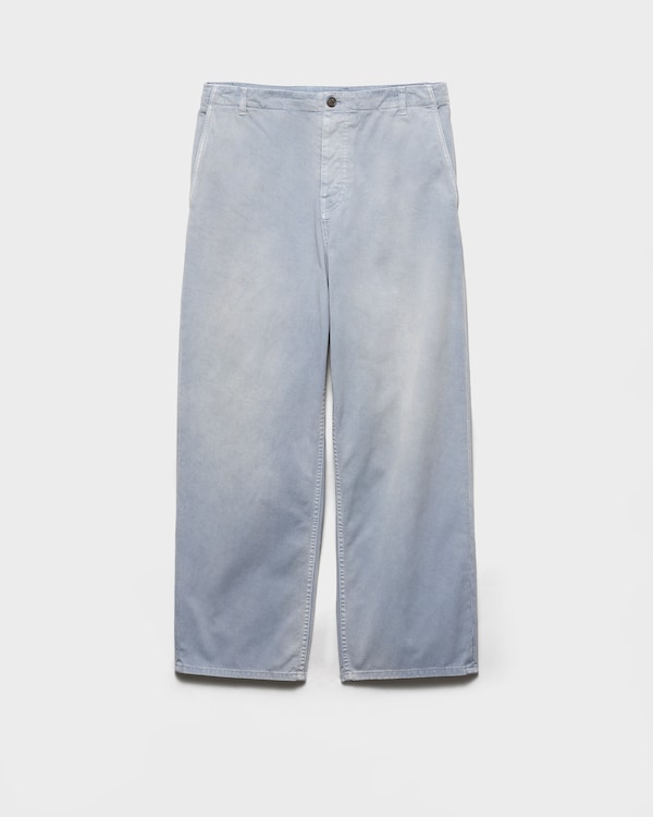 Vårdade gabardinebyxor