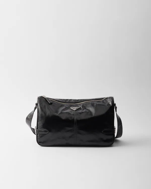 Läder skulderbagage Läder skulderbagage