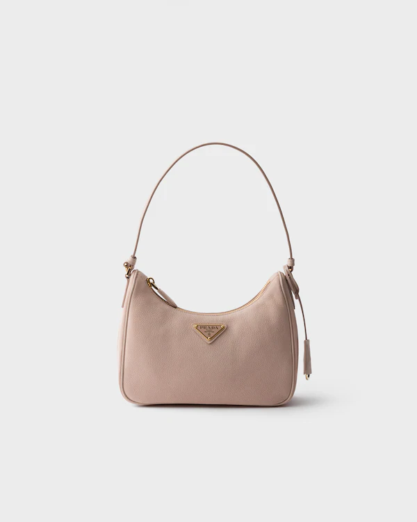 Prada Re-Edition 2005-minibag i nubuck och Saffiano-ledda