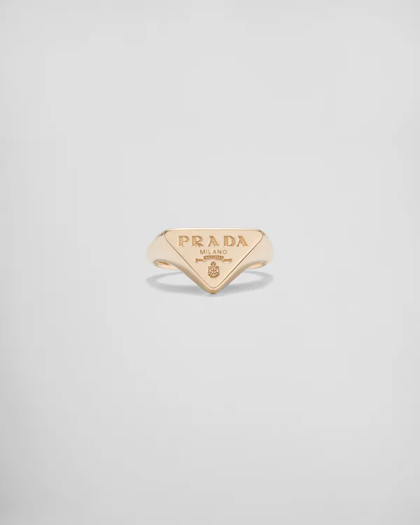 Eternal Gold signetring i gyllene guldguld