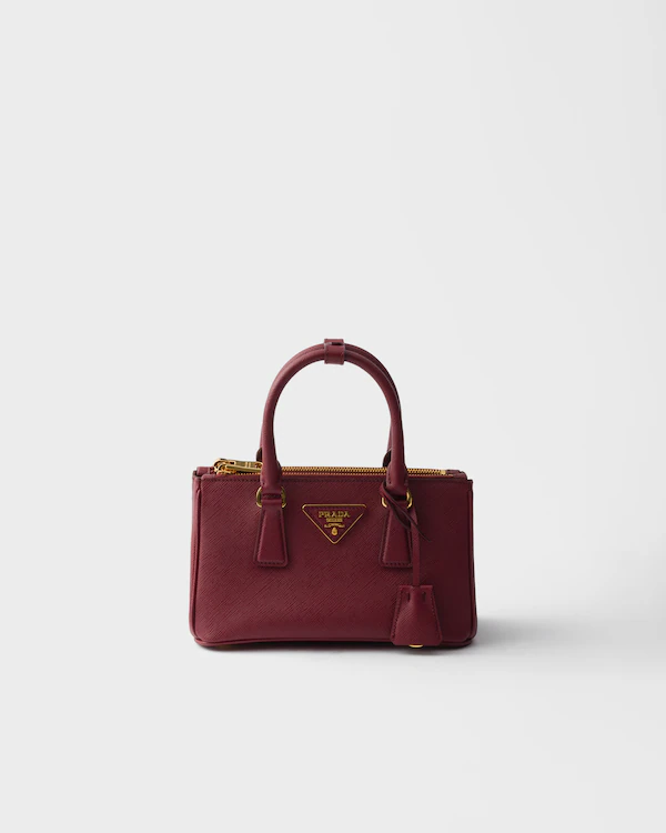 Prada Galleria-minibag i Saffianläder