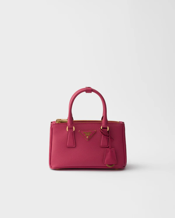 Prada Galleria-minibag i Saffianläder