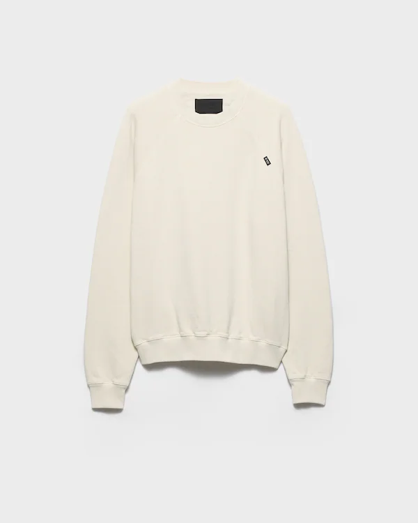 Cotton crew-neck-tröja