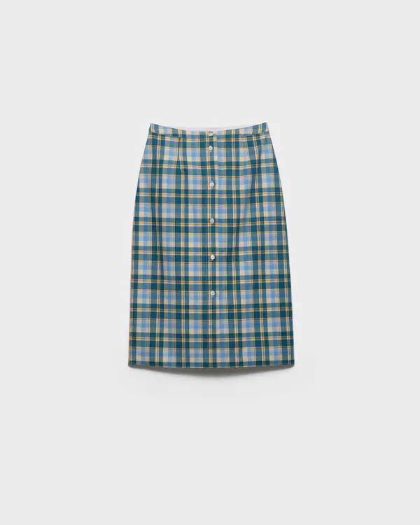 Plaid bomullspenna