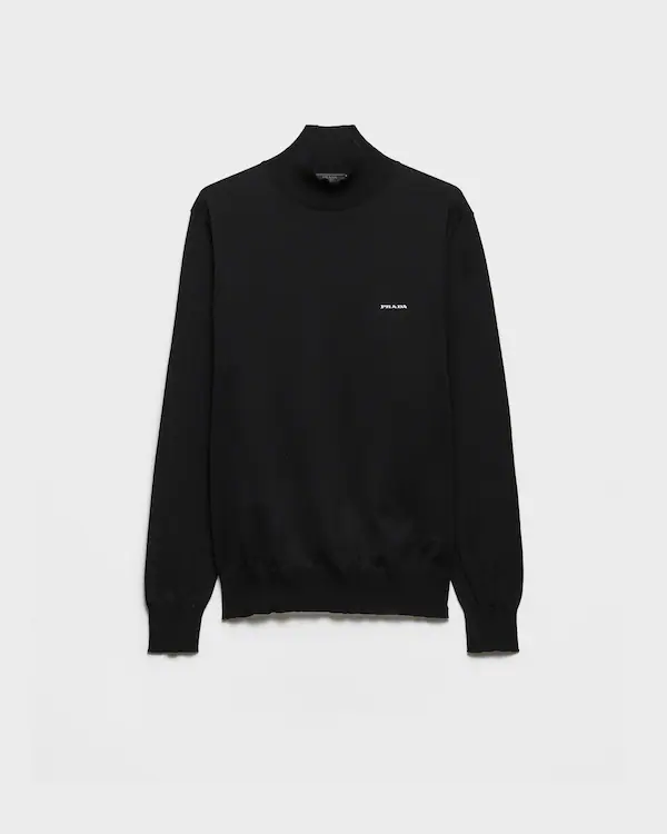 Cotton mock turtlenecktröja