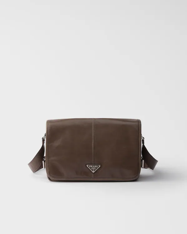 Läder skulderbagage