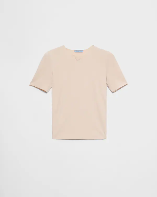 Kortärmad stretchtyg T-shirt