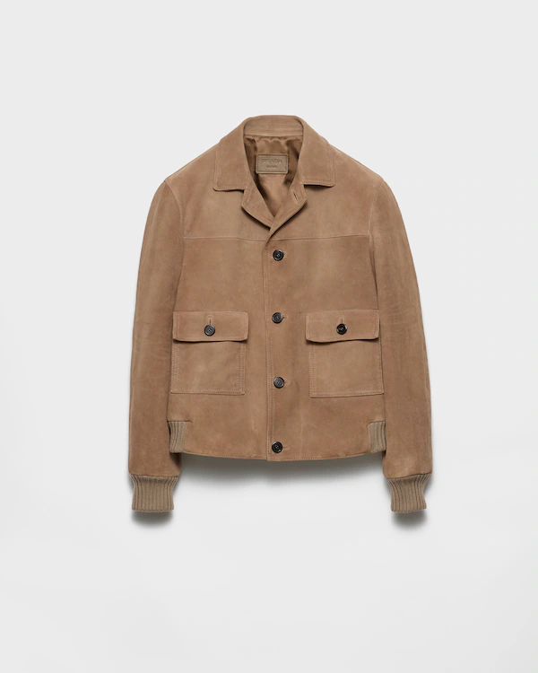Suede bomberjacka