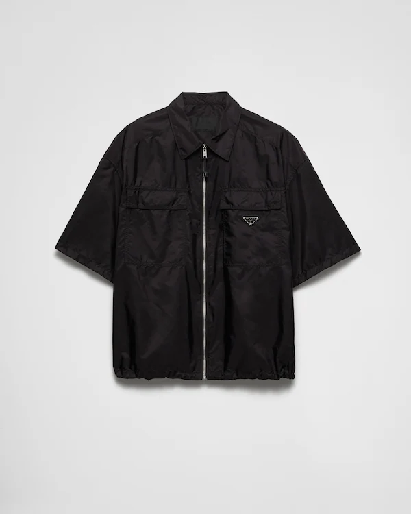 Kortärmad ljus Re-Nylon-tröja