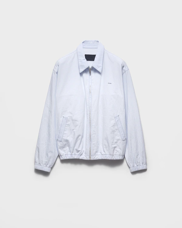Chambray-blousonjacka Chambray-blousonjacka