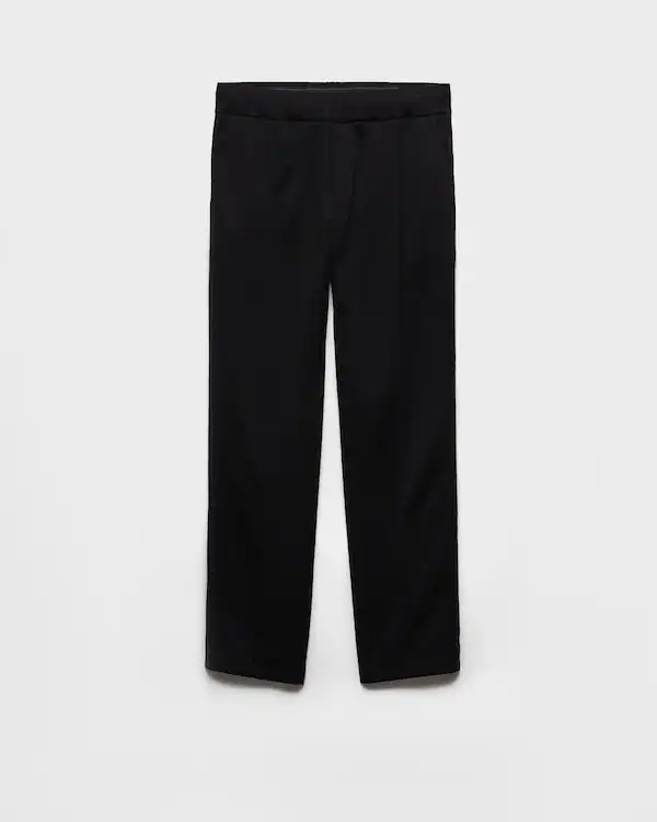 Cottonflanellbyxor med Re-Nylon-avslutningar