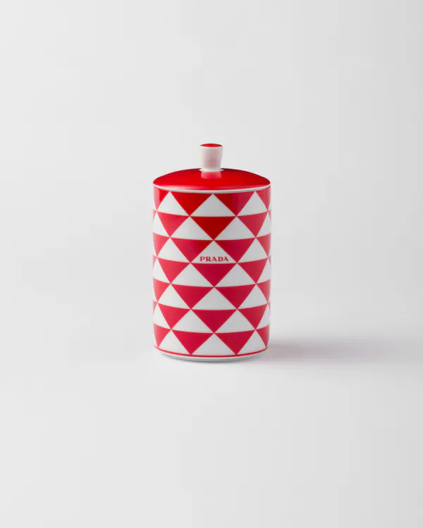 Porcelanskärl med doft - Schackmönster